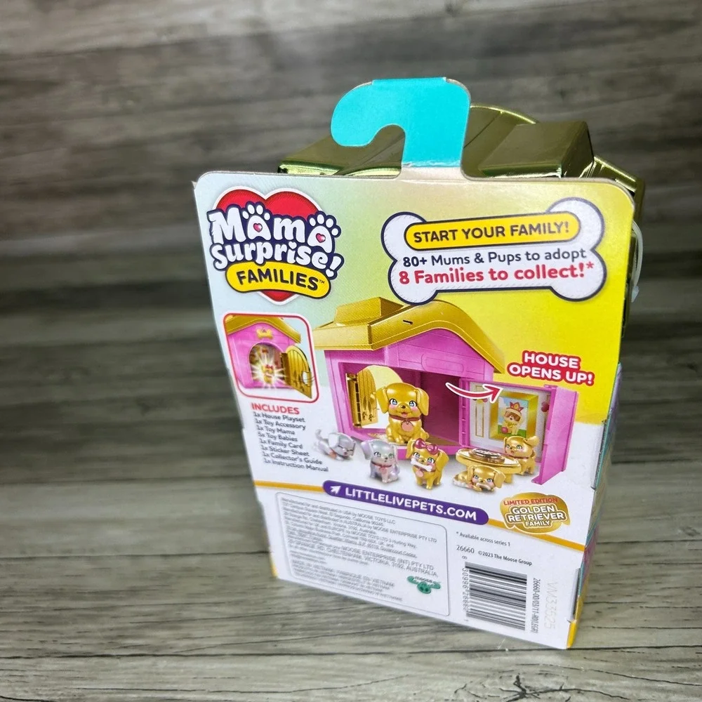 Little Live Pets Mama Surprise Families Golden Retriever Limited Edition Sealed